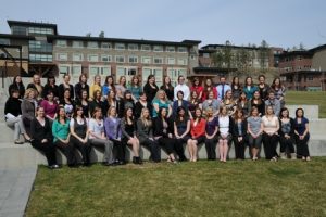 Graduating teacher candidates in the Elementary Teacher Education Program (ETEP) at UBC’s Okanagan campus, April 2011. photo credit: Julie Casaubon