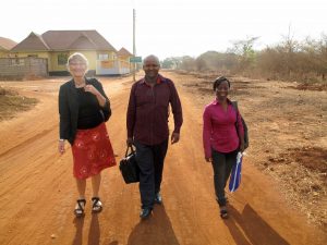 Susan Crichton with East African Educators