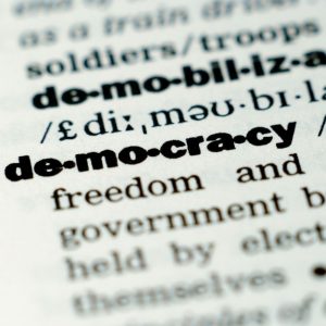 What do we mean by “democracy”?