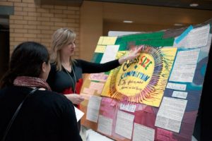 Bachelor of Education elementary students present their Guided Reflective Inquiry Projects